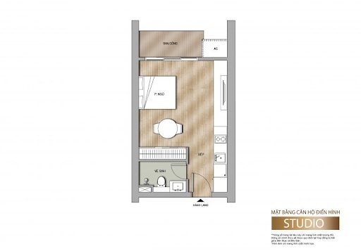 thiết kế căn hộ studio dự án sun elite city hạ long
